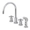 Kingston Brass KS8721DX Widespread Kitchen Faucet, Polished Chrome KS8721DX - alternate 1